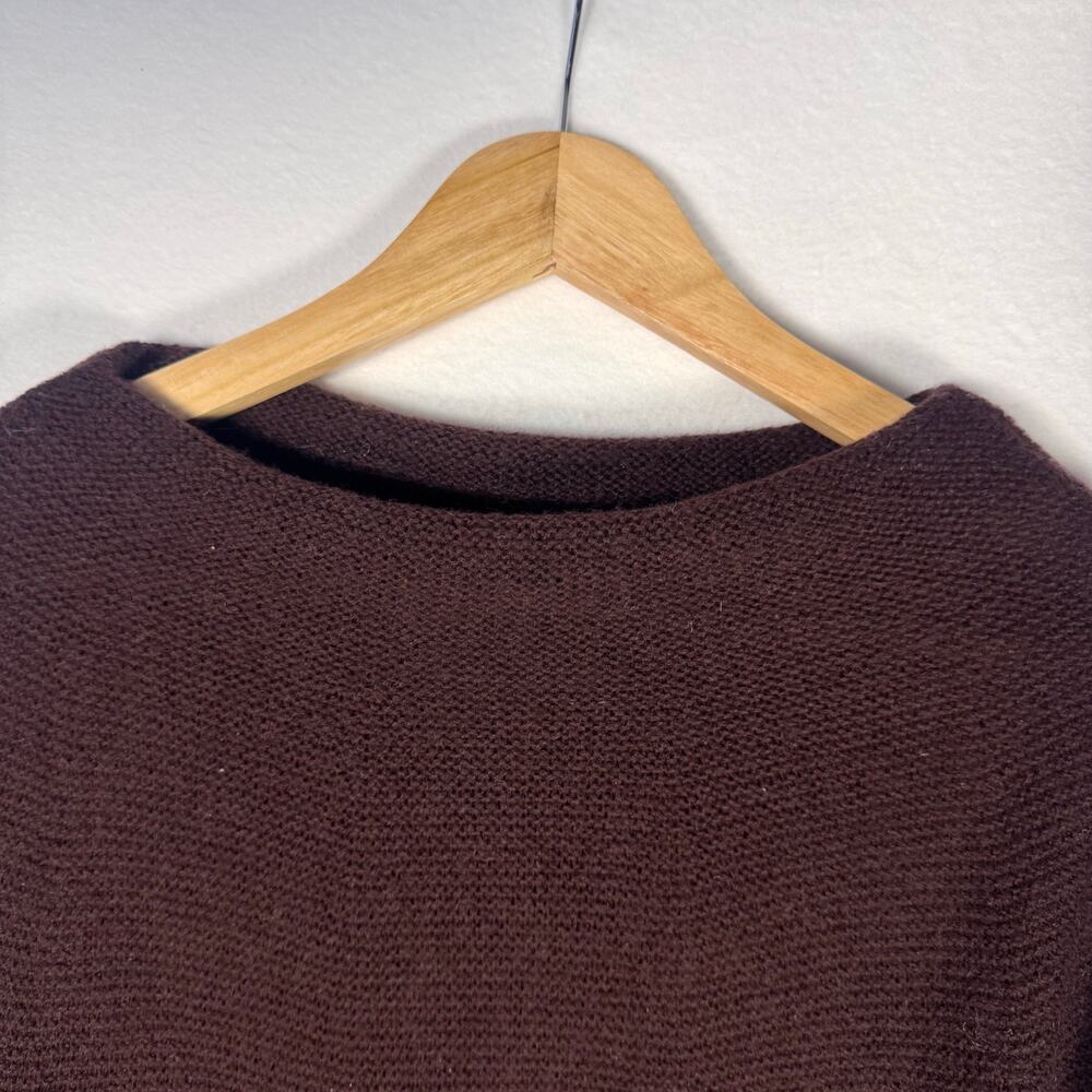 The Reset R Label Sweater Womens Brown Ribbed Wool Cashmere Size Large - Picture 3 of 6